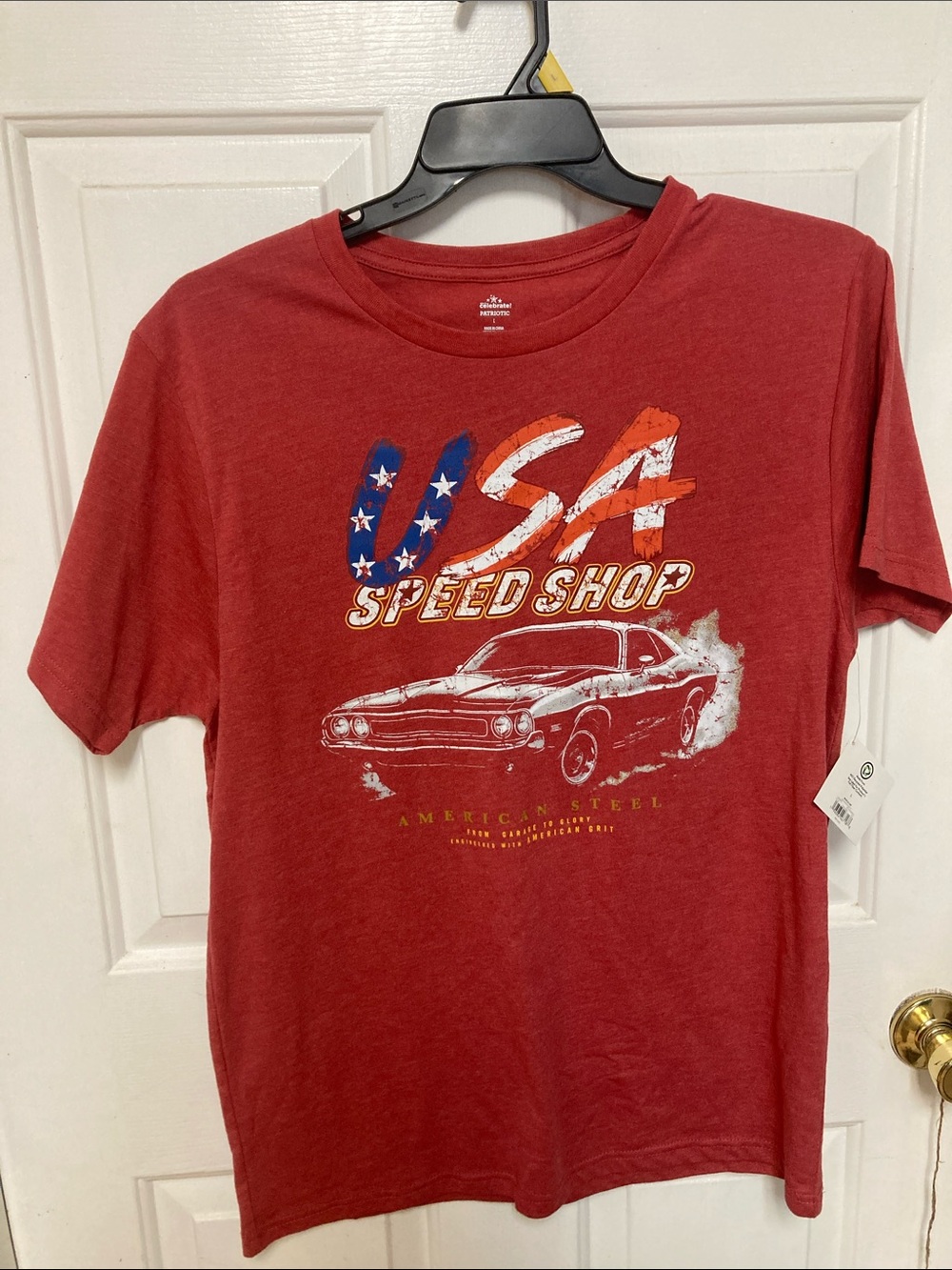 USA Speed Shop Graphic Tee - Red